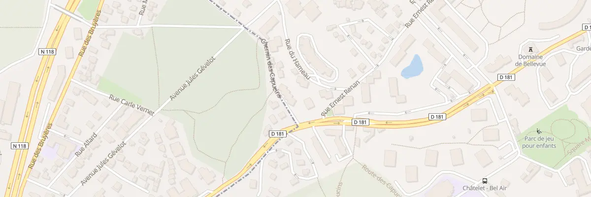 Plan du 78 Rue Ernest Renan à Meudon