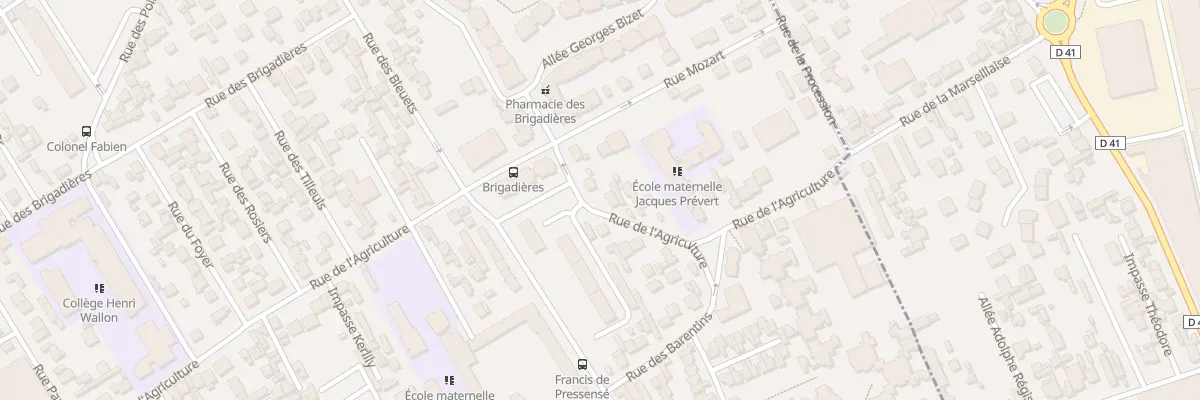 Plan du 42 Rue de l’Agriculture à Bezons