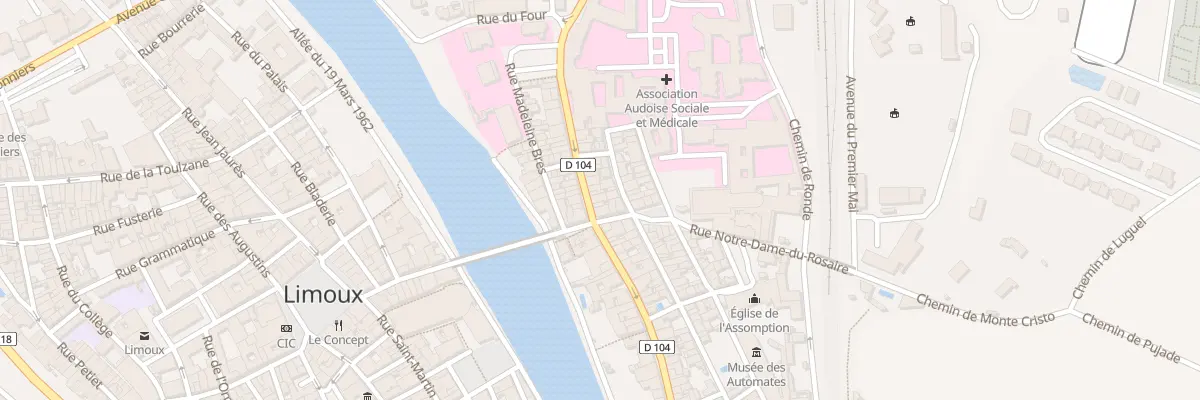 Plan du 6 Rue de la Gare à Limoux