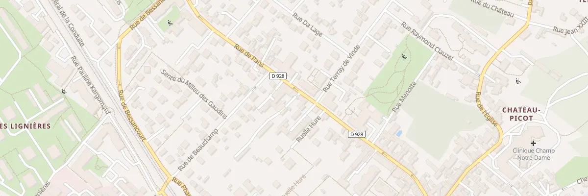 Plan du 289 Rue de Paris à Taverny