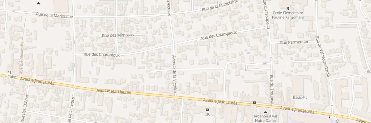 Plan du 32 Rue des Myosotis à Argenteuil