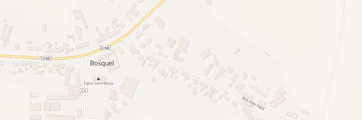 Plan du 9 Rue d’en Haut à Bosquel