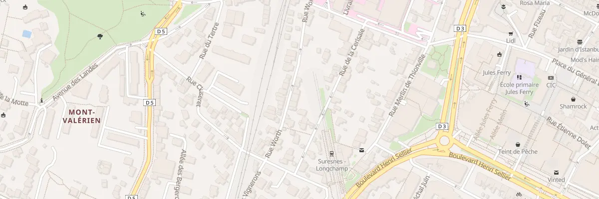 Plan du 12 Rue Worth à Suresnes