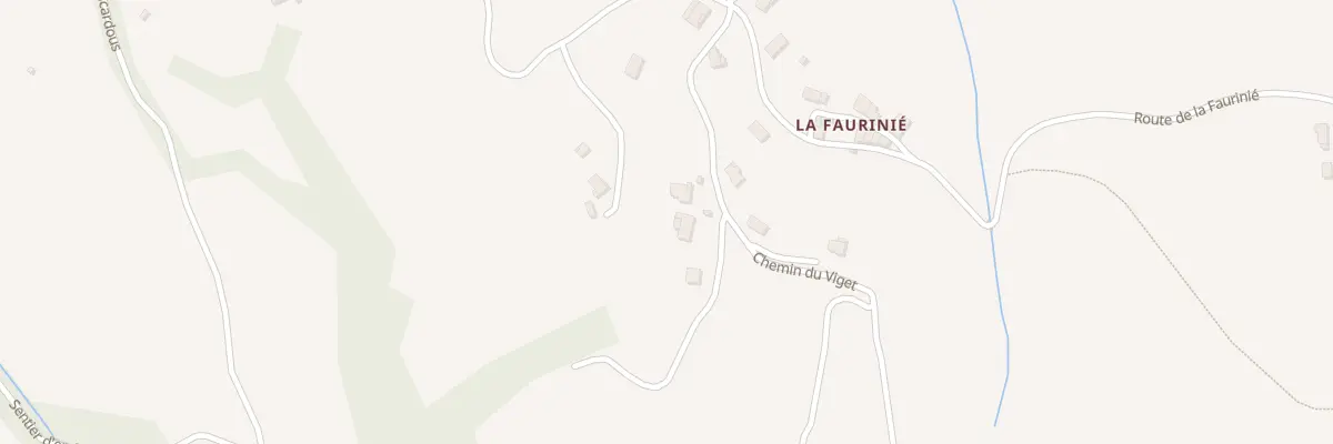 Plan du 178 Che du Viget à Escoussens