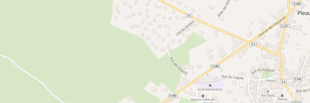 Plan du 24 Cité Les Rosiers à Pleaux