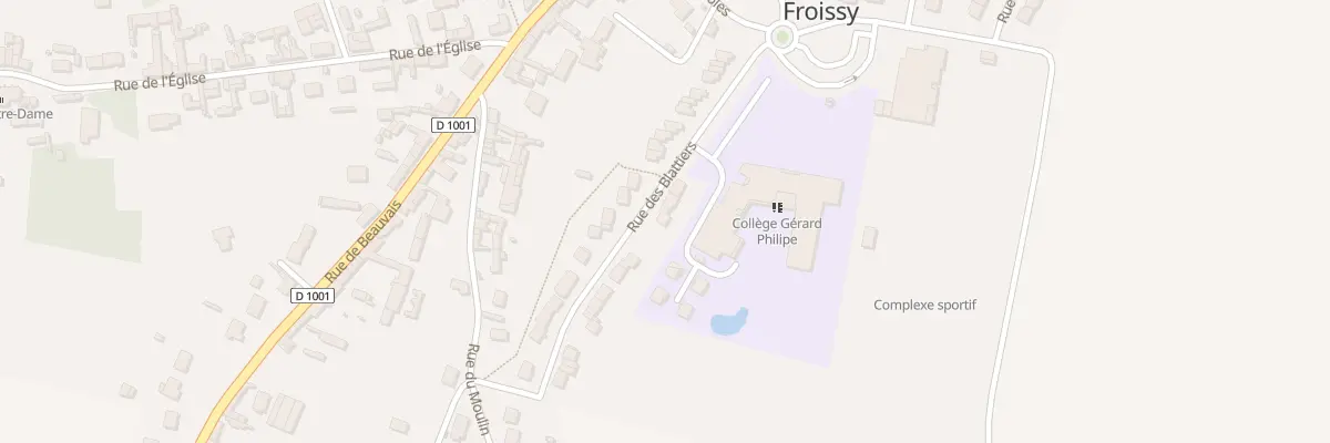 Plan du 5 Rue des Blattiers à Froissy