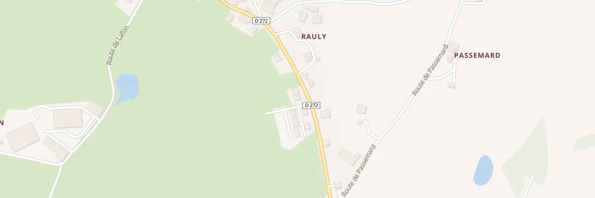 Plan du 8 Rauly à Saint-Santin
