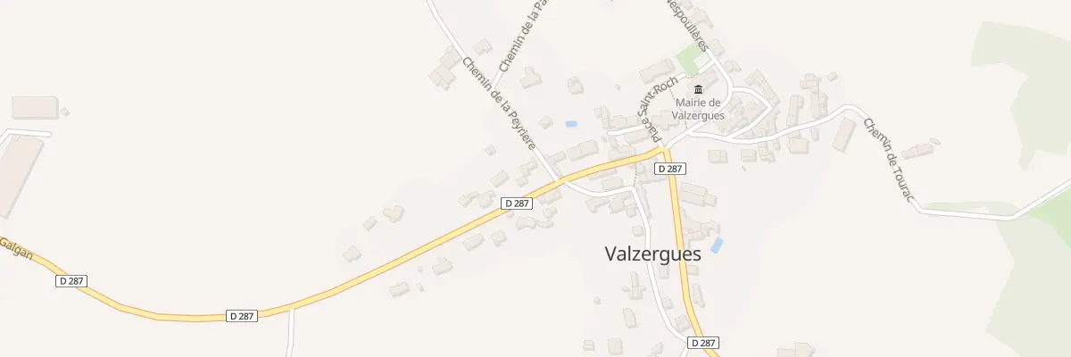 Plan du 5017 Valzergues à Valzergues
