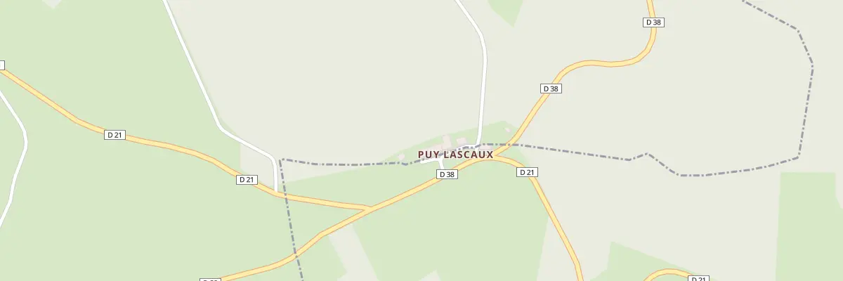 Plan du 5287 Puy Lascaux à Moutier-Rozeille