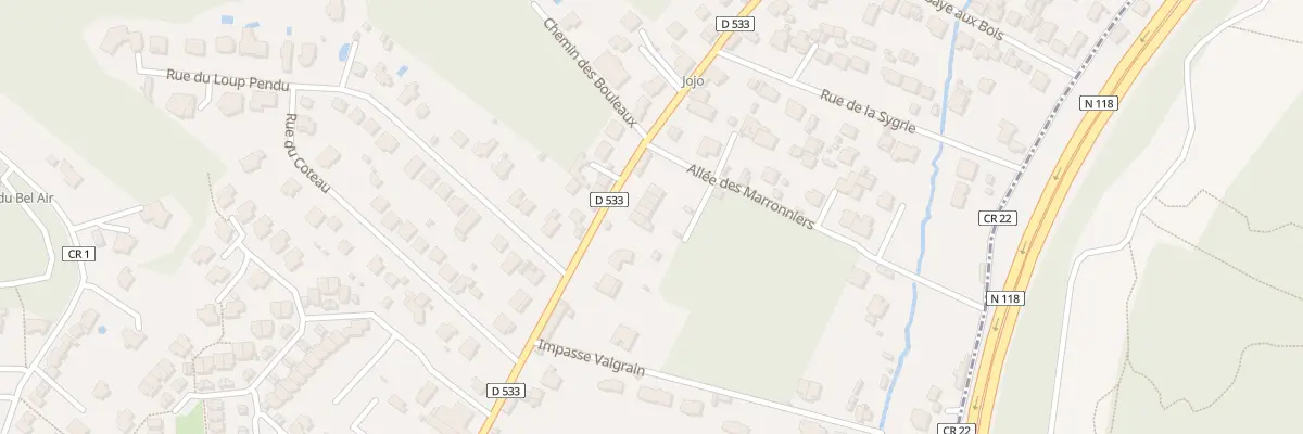 Plan du 52 Rue de Paris à Bièvres