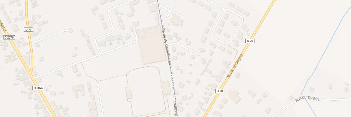 Plan du 12 Rue du Chemin Vert à Allouis