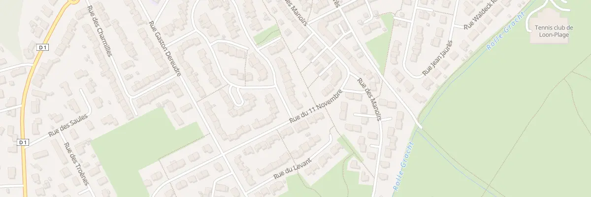 Plan du 264 Rue André Boulloche à Loon-Plage