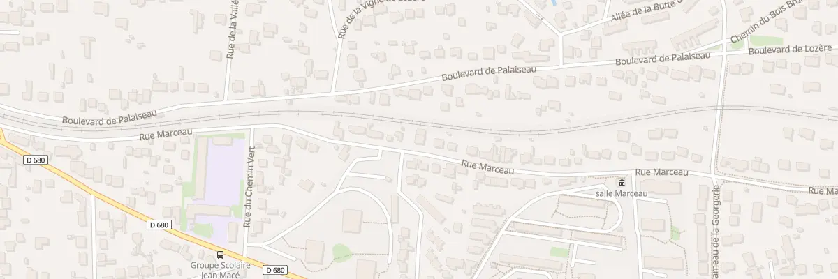 Plan du 114 Rue Marceau à Palaiseau
