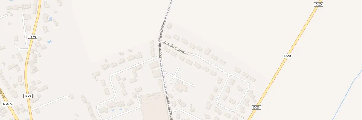 Plan du 5 Rue du Colombier à Allouis