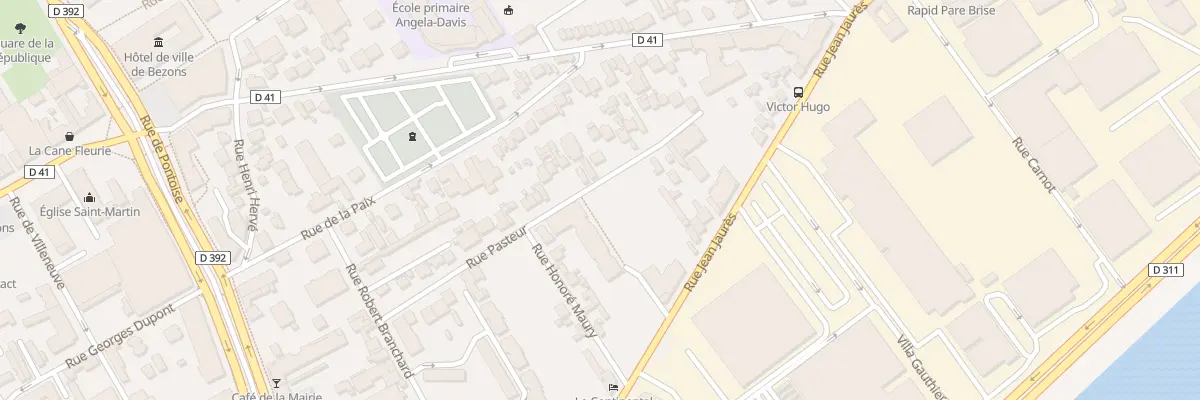 Plan du 8 Rue Albert Jacquard à Bezons