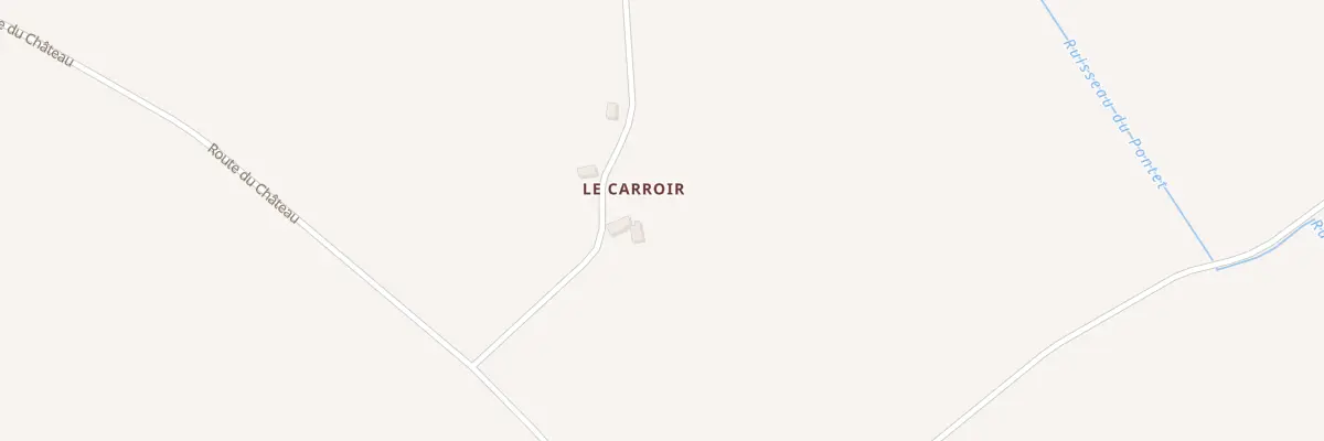 Plan du 204 Le Carroir à Saint-Baudel