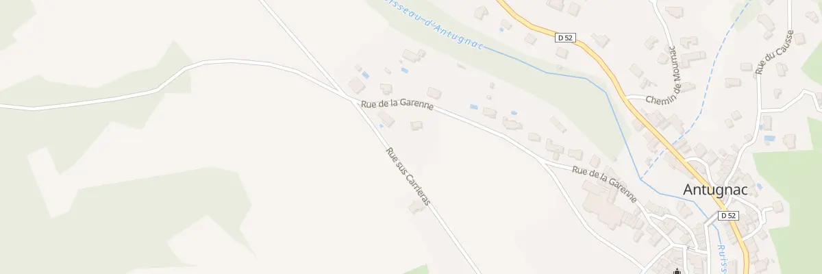 Plan du 16 Cae Sus Carrieras à Antugnac