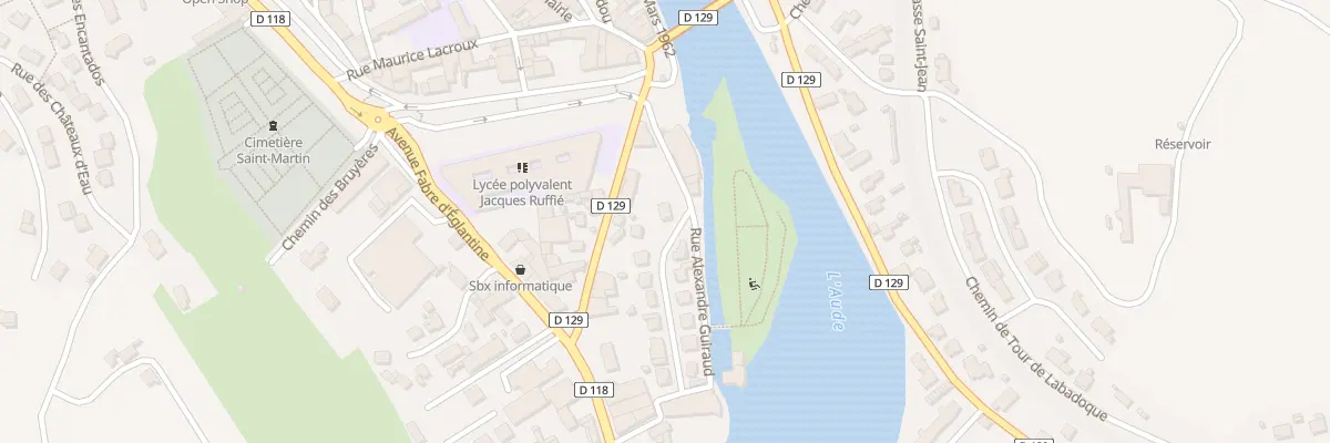 Plan du 15 Rue Gen Andrieu à Limoux