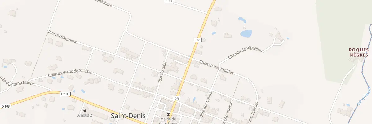 Plan du 80 Le Village à Saint-Denis