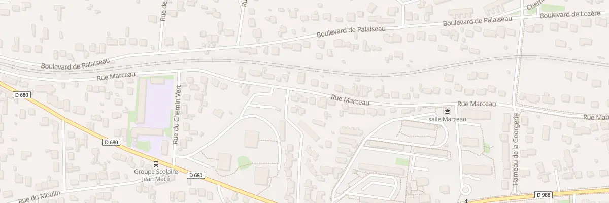 Plan du 161 Rue Marceau à Palaiseau