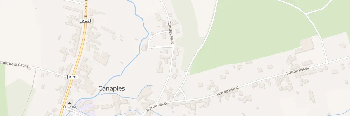 Plan du 122 Rue des Aires à Canaples