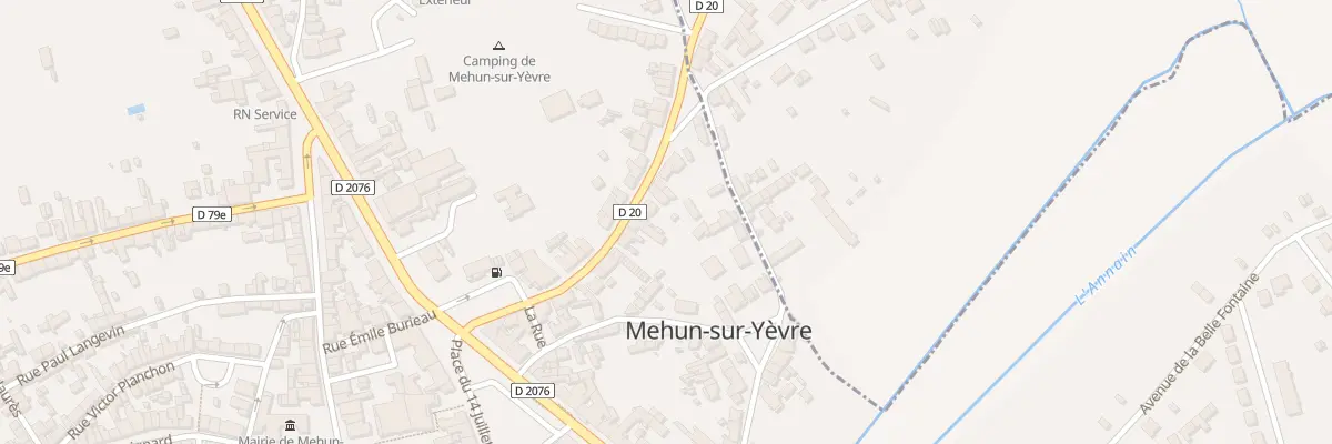 Plan du 22 Rue Fernand Baudry à Mehun-sur-Yèvre