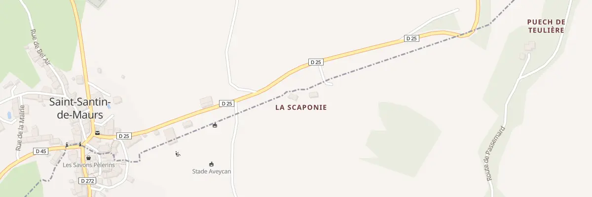 Plan du 5032 La Caponie à Saint-Santin