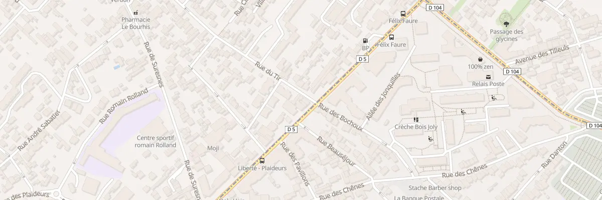 Plan du 64 Rue du Tir à Nanterre