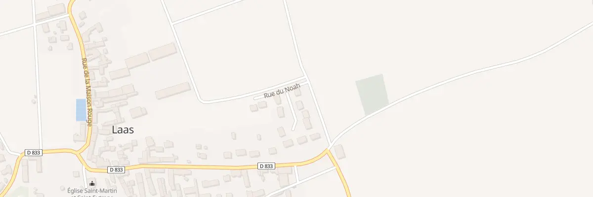 Plan du 1 Imp des Vignes à Laas