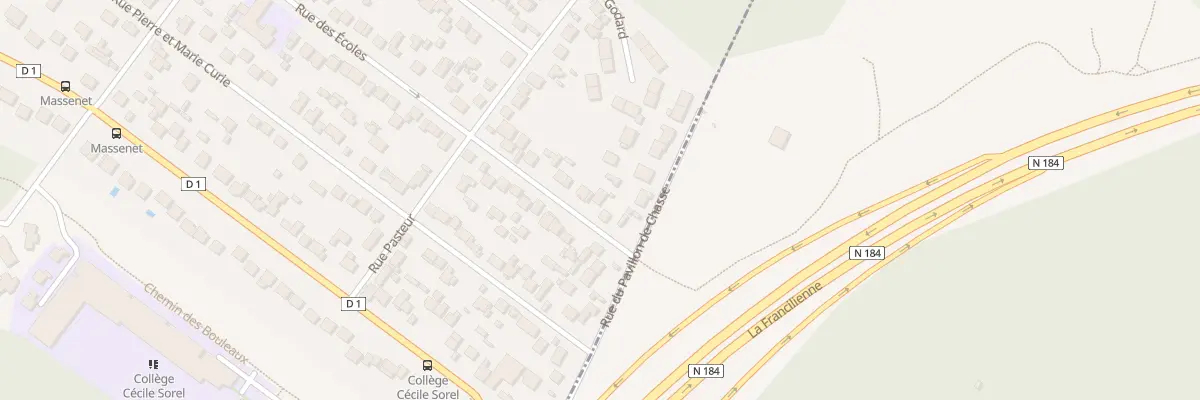 Plan du 41 Rue des Ecoles à Mériel