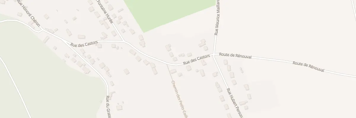 Plan du 132 Rue des Castors à Ronquerolles