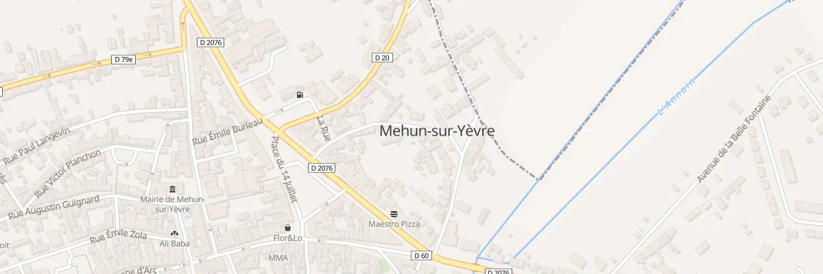 Plan du 24 Rue de la Garenne à Mehun-sur-Yèvre