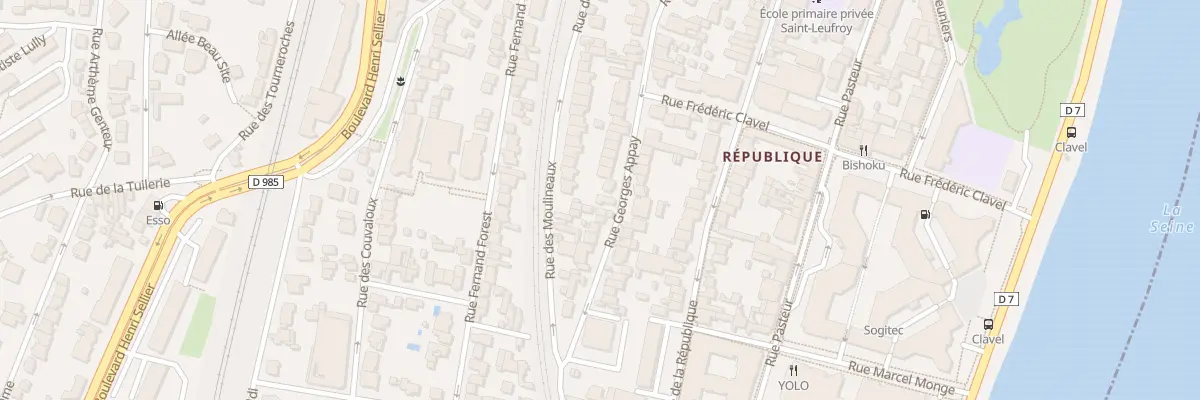 Plan du 48 Rue Georges Appay à Suresnes