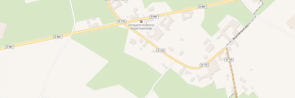 Plan du 6 Rue de Fortel à Vacquerie-le-Boucq