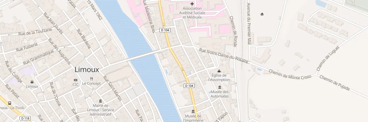 Plan du 54 Rue Blanquerie à Limoux