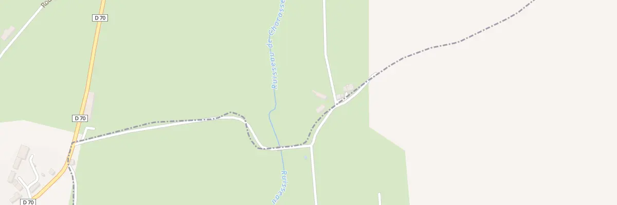 Plan du 38 Charasse à Beddes