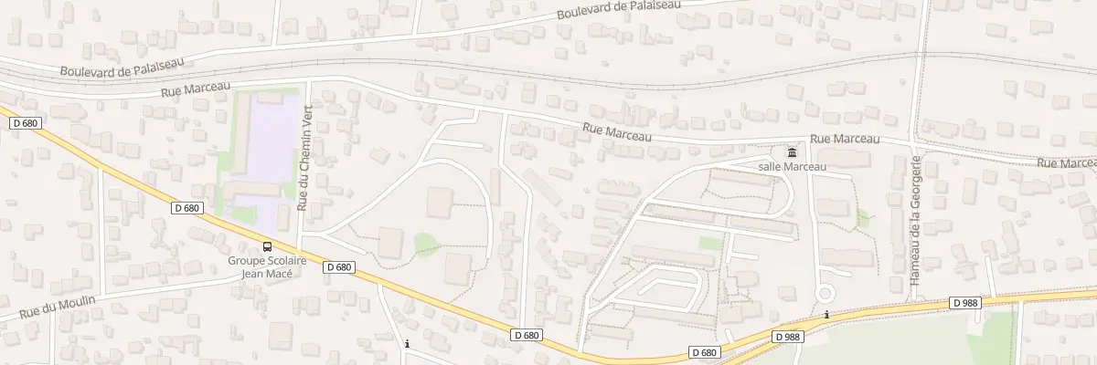 Plan du 165 Rue Marceau à Palaiseau