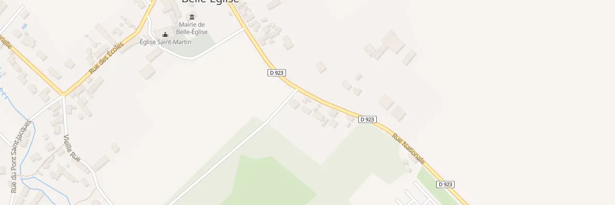 Plan du 9 Rue Nationale à Belle-Église