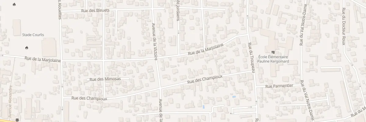 Plan du 25 Rue de la Marjolaine à Argenteuil