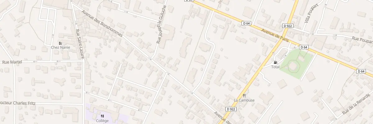 Plan du 33 Av des Bonshommes à Villiers-le-Sec