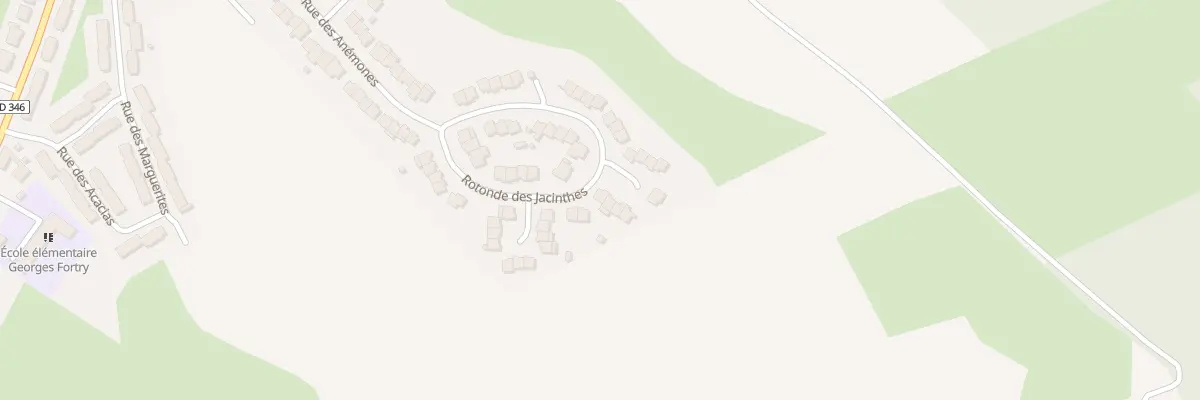 Plan du 1 Rpt des Primeveres à Watten