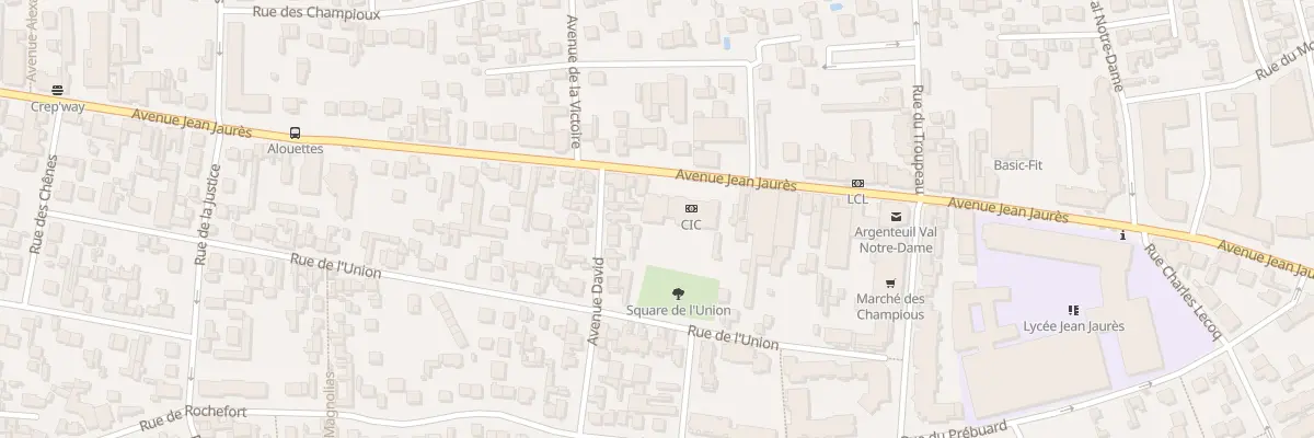 Plan du 207 Av Jean Jaures à Argenteuil