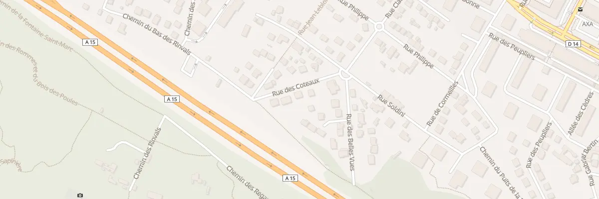 Plan du 5 Rue des Coteaux à Franconville