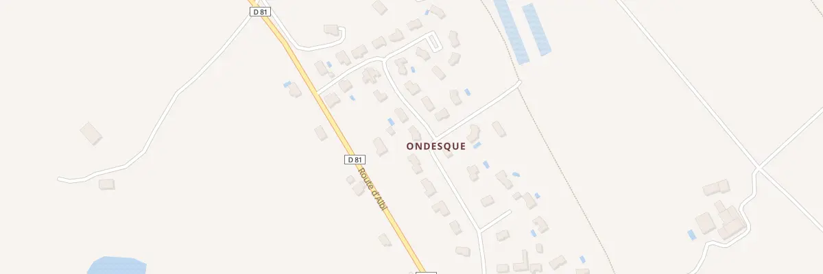 Plan du 1 Imp Ondesque à Fréjairolles