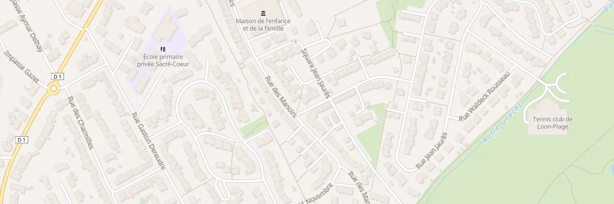 Plan du 9 Rue Paul Matrenghen à Loon-Plage