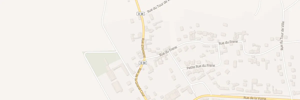 Plan du 2 Rue d’Amiens à Hardivillers
