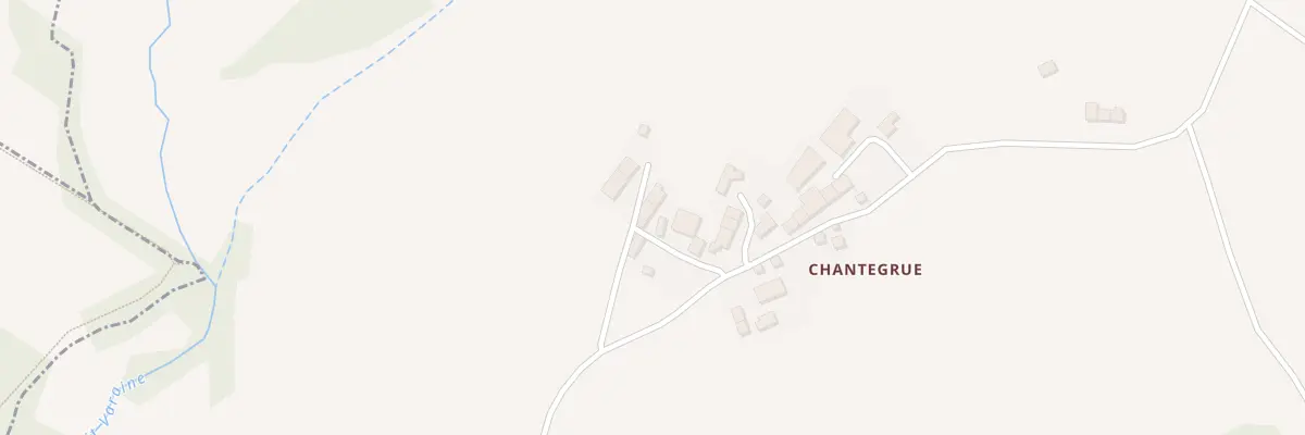 Plan du 3 Chantegrue à La Celle-sous-Gouzon