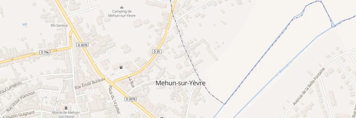 Plan du 21 Rue Marius Ameline à Mehun-sur-Yèvre