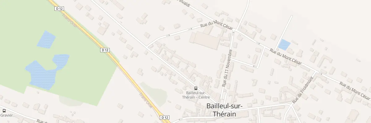 Plan du 38 Rue du Général de Gaulle à Bailleul-sur-Thérain