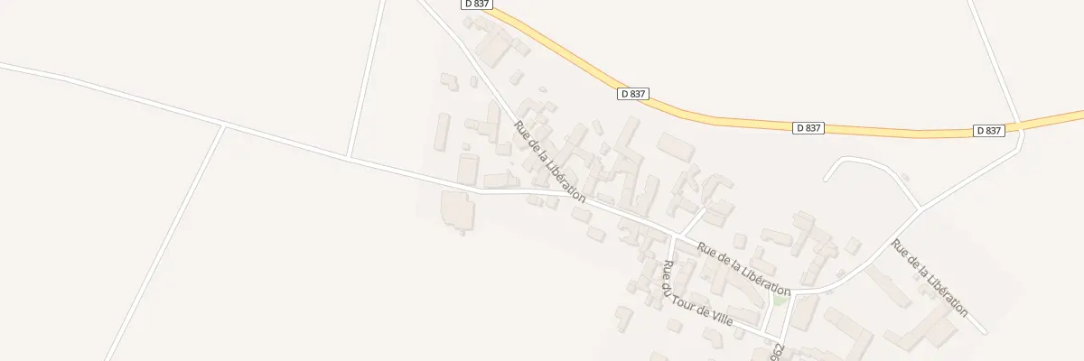 Plan du 10 Rue de la Libération à Morigny-Champigny